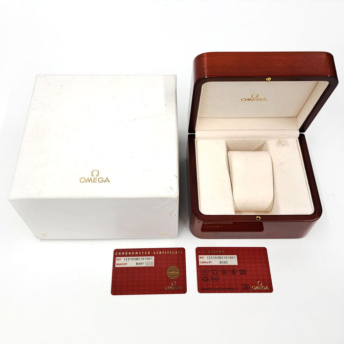 OMEGA 
Constellation 
avec boîte