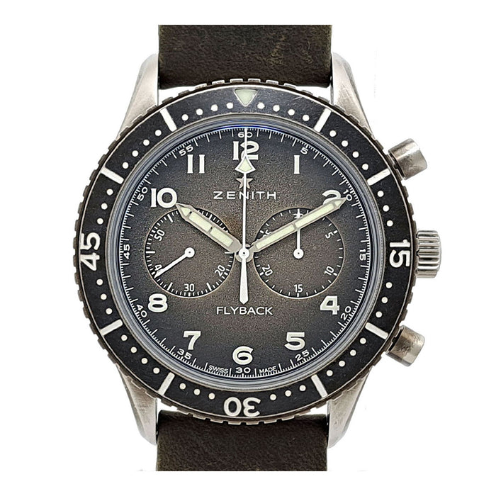 ZENITH 
パイロット クロノメトロ TIPO CP-2 フライバック 
箱ギャラ付