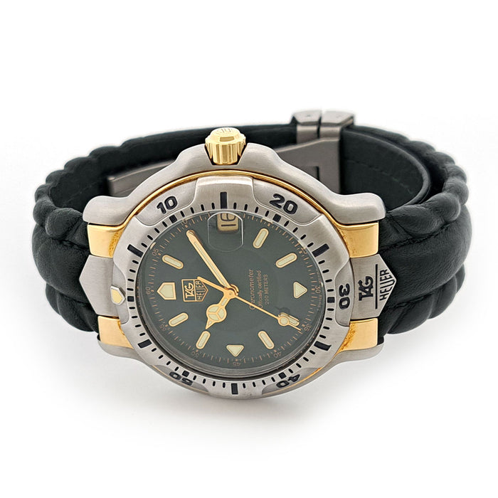 TAG HEUER 
Série 6000 Cadran vert Révisé