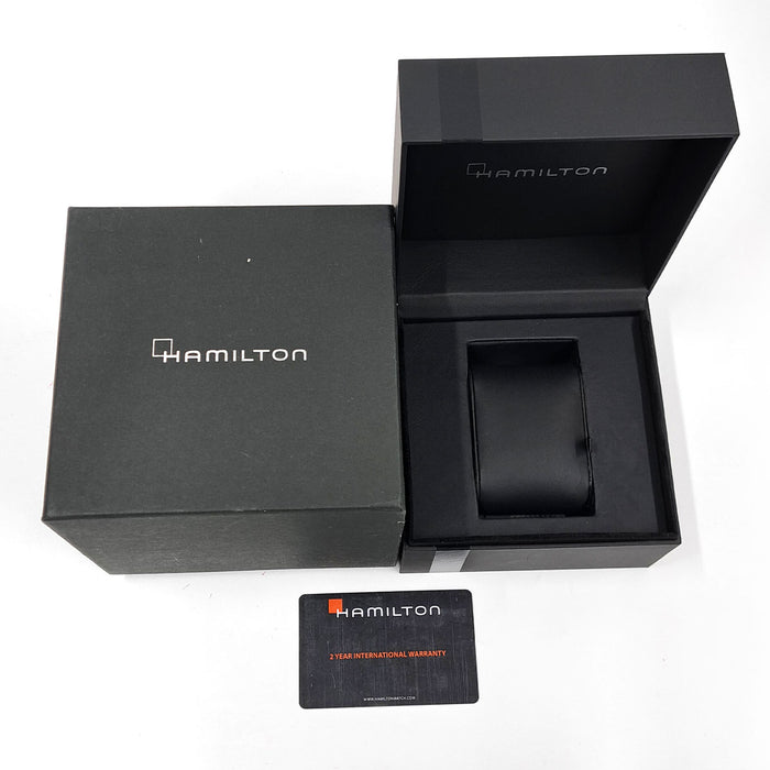 HAMILTON 
カーキ ネイビー オープンウォーター 
箱ギャラ付