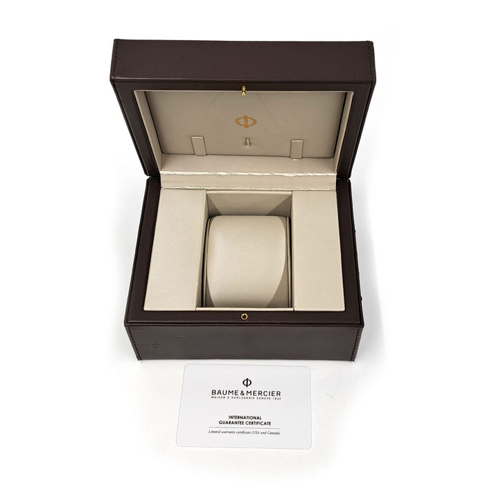 Baume & Mercier 
クリフトン 
箱ギャラ付