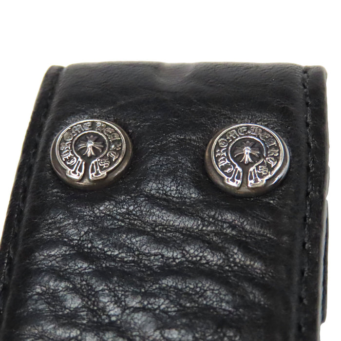 CHROME HEARTS 
CH OVAL CROSS STRAP Argent sterling 
Ceinture boucle croix ovale classique