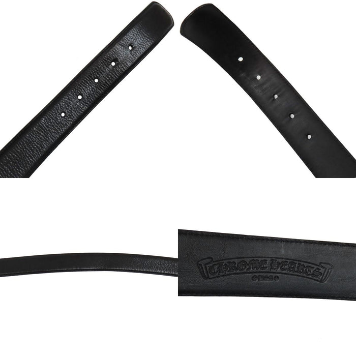 CHROME HEARTS 
CH OVAL CROSS STRAP Argent sterling 
Ceinture boucle croix ovale classique