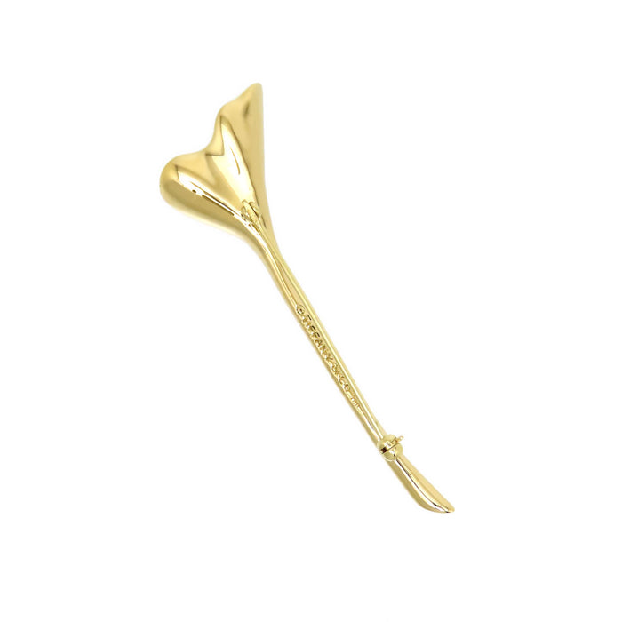 TIFFANY&Co. 
Broche motif Ginkgo biloba