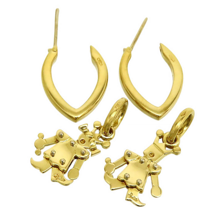 Pomellato 
Boucles d'oreilles King Queen