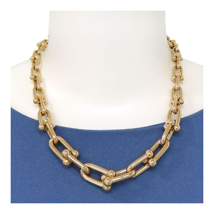 TIFFANY&Co. 
ハードウェア グラジュエイテッド リンク ネックレス