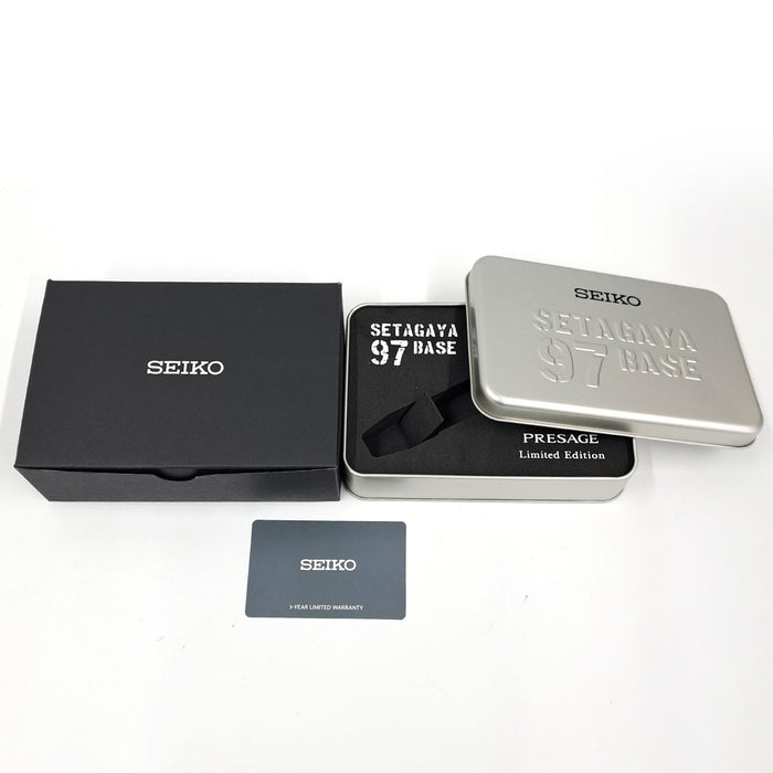 SEIKO 
Presage George Tokoro's Setagaya Base Collaboration Limited Model 
With Box and Guarantee