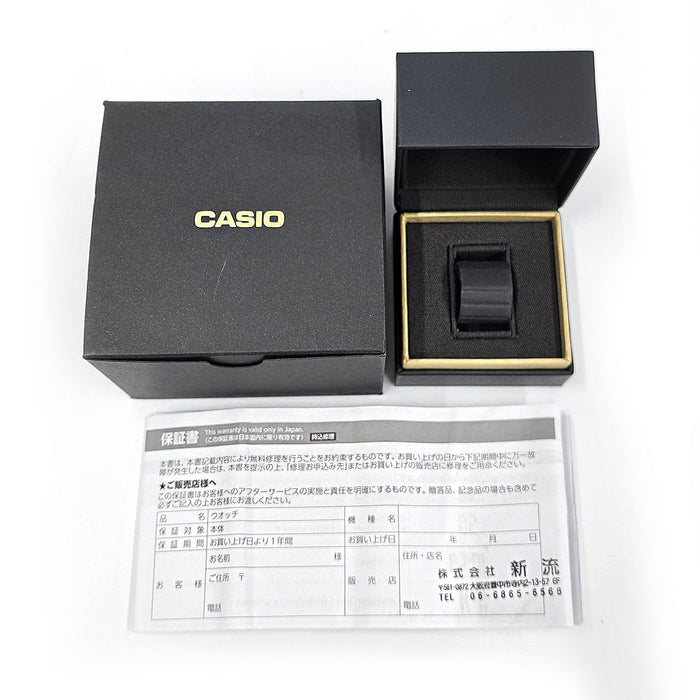 CASIO 
リングウォッチ 
箱ギャラ付