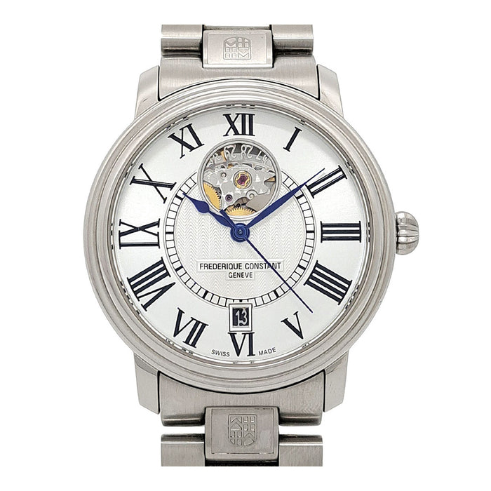 FREDERIQUE CONSTANT  
经典心跳日期款  
附带盒子和保卡