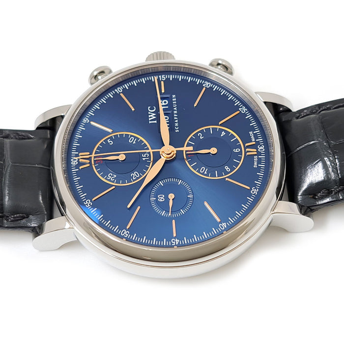 IWC 波爾菲諾計時碼錶 附盒及保卡