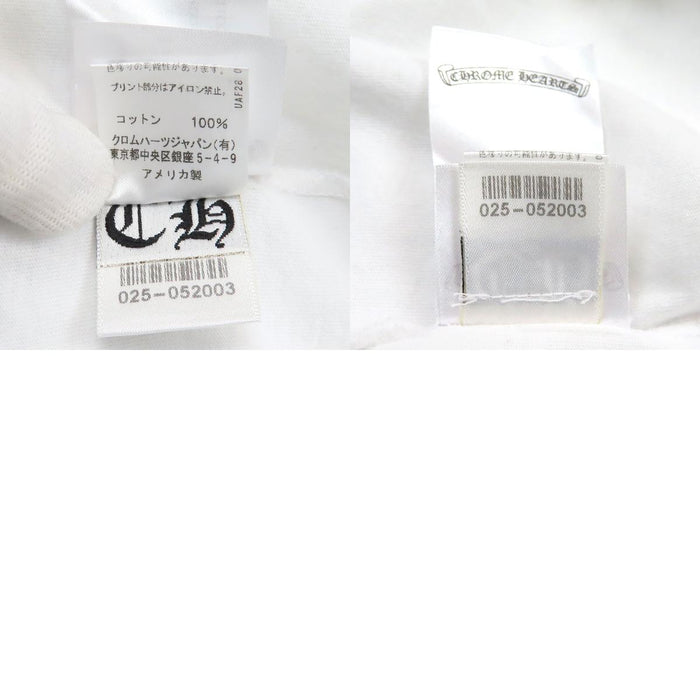 CHROME HEARTS  
CH 標誌棉質  
捲軸標籤印花T恤