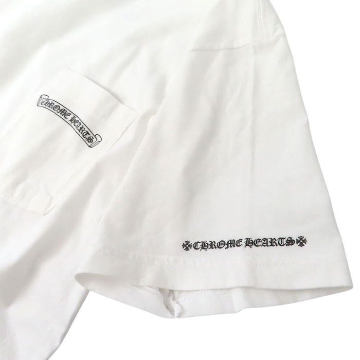 CHROME HEARTS  
CH 標誌棉質  
捲軸標籤印花T恤