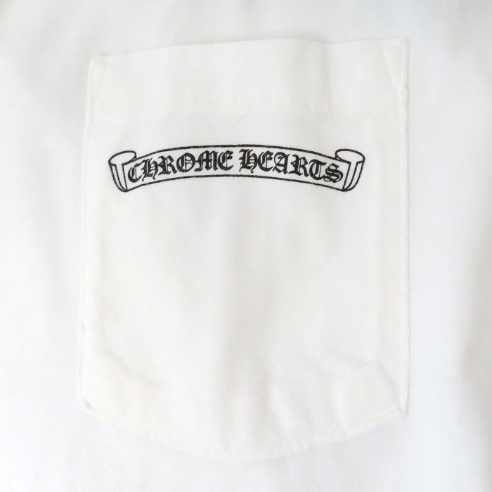CHROME HEARTS  
CH 標誌棉質  
捲軸標籤印花T恤