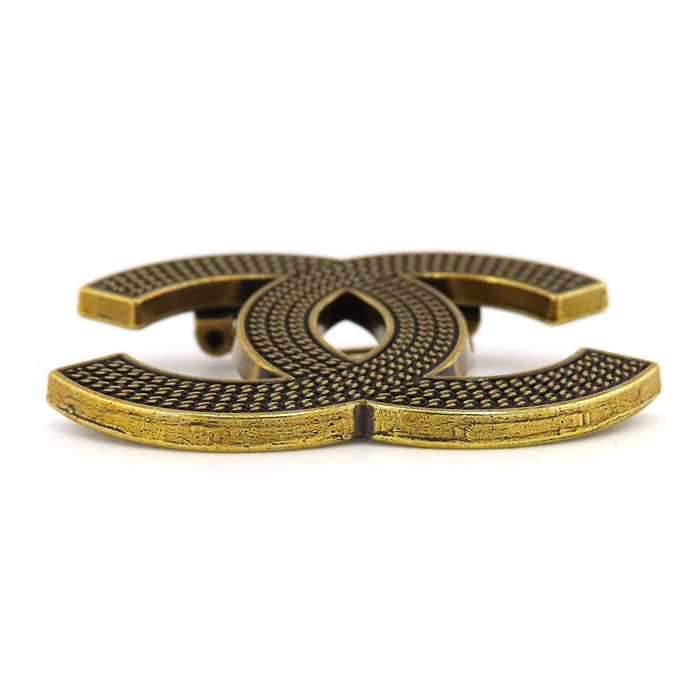 CHANEL  
B21 K CC COCO Gold Color Metal  
Coco Mark Brooch