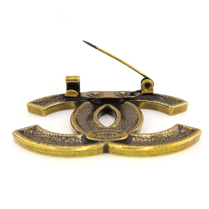 CHANEL  
B21 K CC COCO Gold Color Metal  
Coco Mark Brooch
