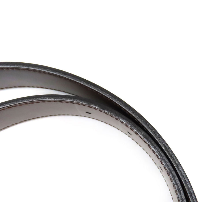 Salvatore Ferragamo  
Cintura reversibile in pelle con doppio Gancini in metallo color argento