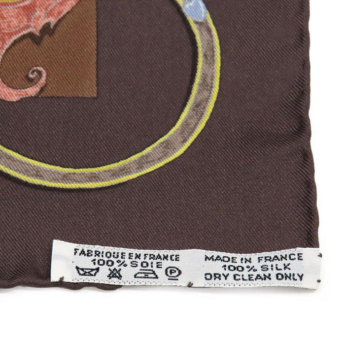 HERMES 
プチカレ シルク 
カレ 45 L’INSTRVCTION DV ROY 帝王学