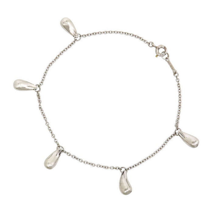 TIFFANY&Co. 
ティアドロップ ブレスレット 5モチーフ