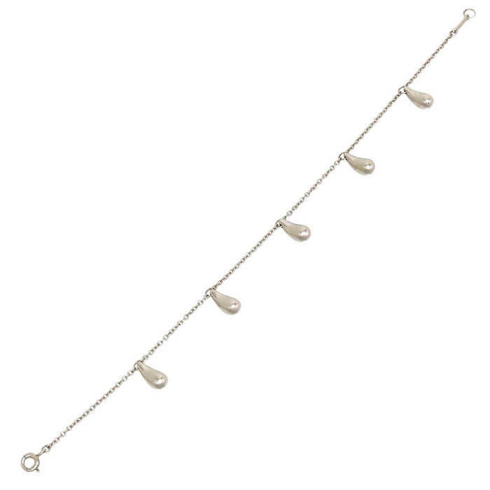 TIFFANY&Co. 
ティアドロップ ブレスレット 5モチーフ