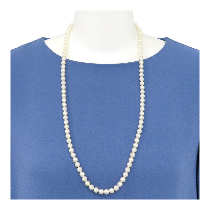 MIKIMOTO 
Collana lunga con perle Akoya