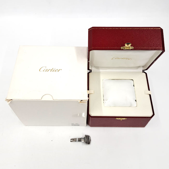 CARTIER 
Roadster LM révisé 
avec boîte