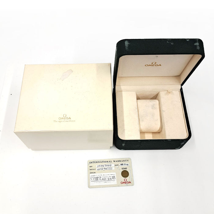 OMEGA 
シーマスター 120M ジャックマイヨール Overhauled 
箱ギャラ付