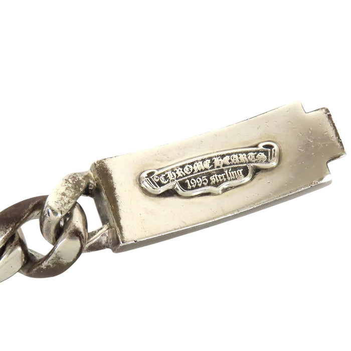 CHROME HEARTS 
CH ID Pugnale 11 Link Argento Sterling Incisione 1995 
Bracciale Pugnale ID 11 Link 
Con fattura