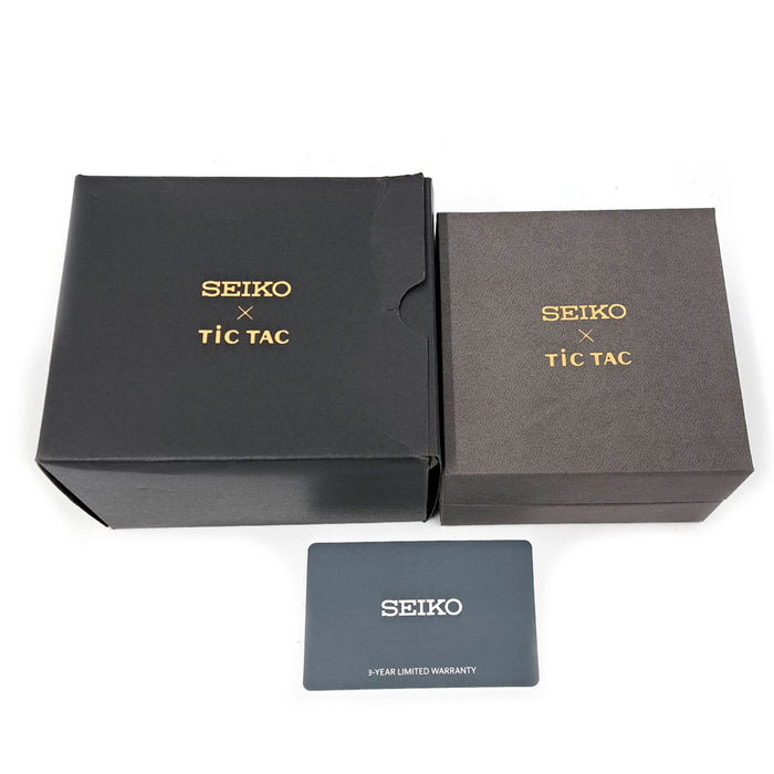 SEIKO 
セイコー×チックタック コラボレーション 
箱ギャラ付