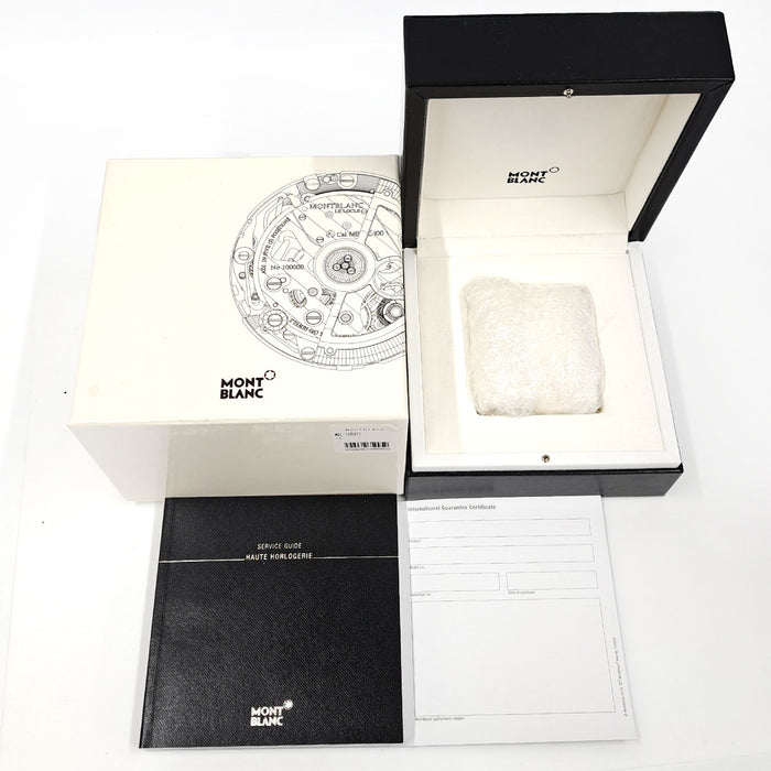 MONTBLANC 
タイムウォーカー ツインフライ Cal.MBLL100 
箱ギャラ付