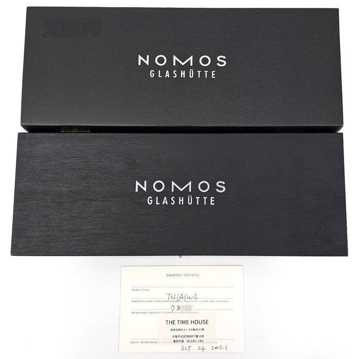 NOMOS Tangente with Box and Warranty Card