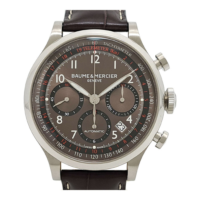 Baume & Mercier 
ケープランド クロノグラフ 
箱ギャラ付