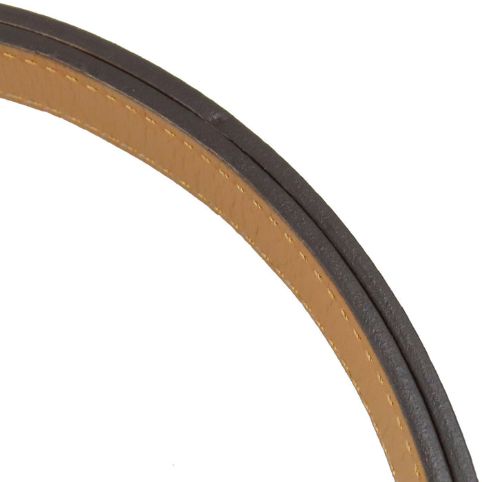 HERMES 
ロゴ X刻印 16年製 ゴールドカラーメタル 
ケリー バックル レザー ベルト 18MM