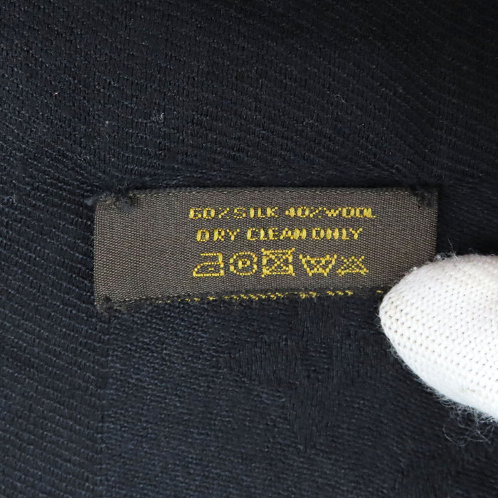 LOUIS VUITTON 
Sciarpa in lana e seta 
Monogramma