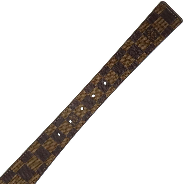 LOUIS VUITTON 
LV ロゴ レザー リバーシブル ゴールドカラー金具 
ダミエ サンチュール アヴァントゥール ベルト