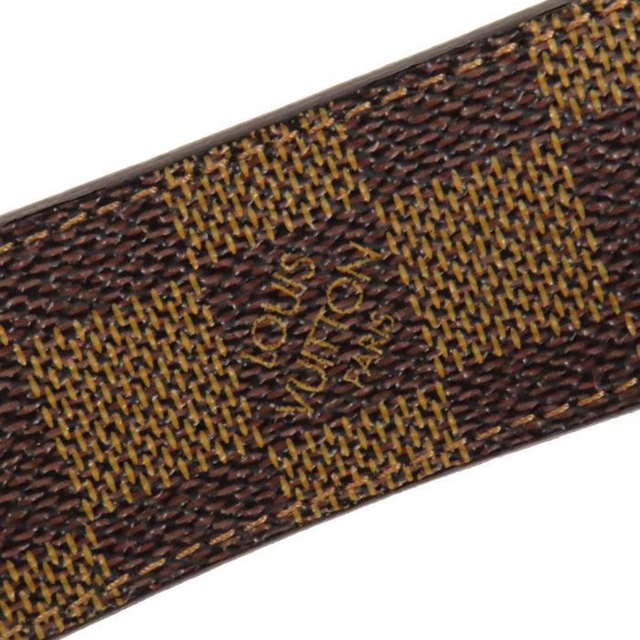 LOUIS VUITTON 
LV ロゴ レザー リバーシブル ゴールドカラー金具 
ダミエ サンチュール アヴァントゥール ベルト