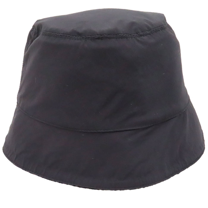 LOEWE 
Cappello a secchiello reversibile in cotone con logo e motivo anagramma