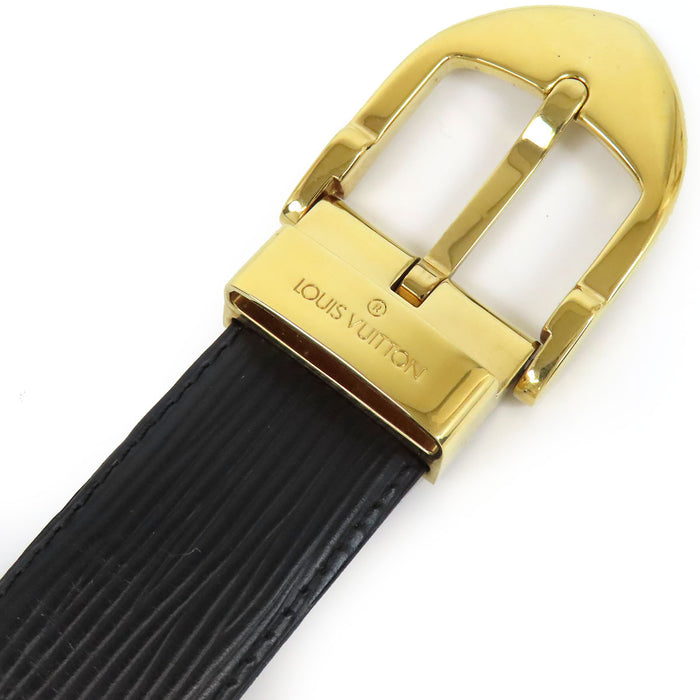 LOUIS VUITTON 
LV ゴールドカラー金具 
エピ サンチュール ベルト