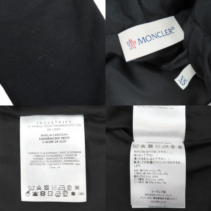 MONCLER 
袖ロゴ ダブルジップ スウェット フーディ コット 
MAGLIA CARDIGAN マグリア ジップアップ パーカー