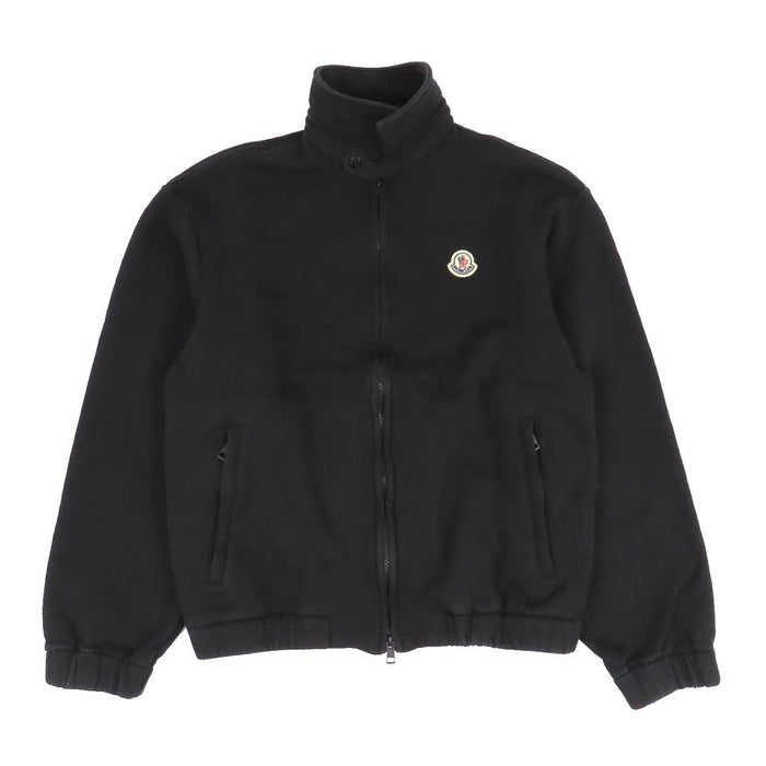 MONCLER 
24年製 ロゴ ロゴボタン ワッペン ハイネック 
ZIP UP CARDIGAN ジップアップ カーディガン
