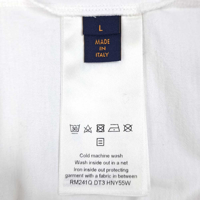 LOUIS VUITTON 
ロゴ インサイドアウト コットン 
エンボス LV Tシャツ