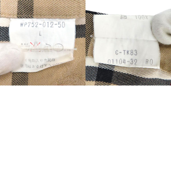 BURBERRY  
All-over pattern cotton  
Nova check shirt  
Burberrys