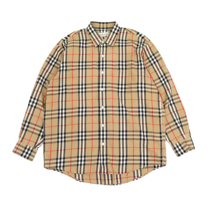 BURBERRY  
All-over pattern cotton  
Nova check shirt  
Burberrys
