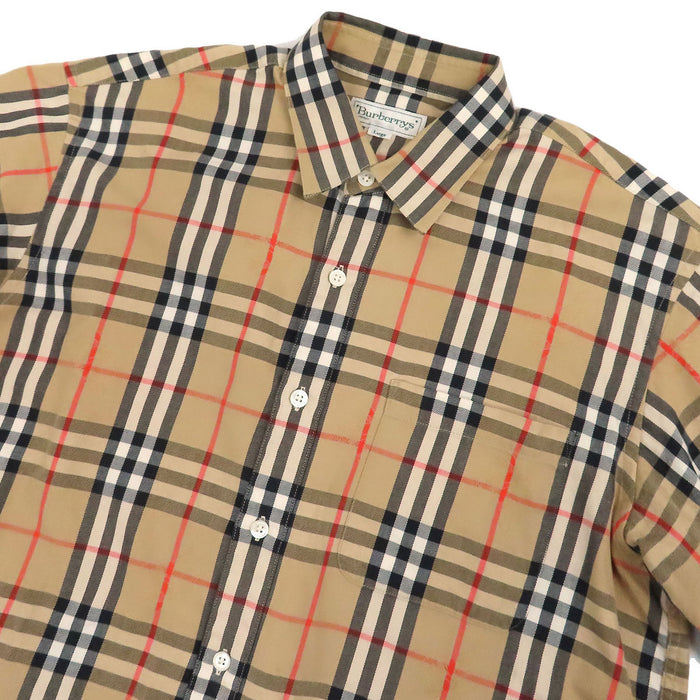 BURBERRY  
All-over pattern cotton  
Nova check shirt  
Burberrys