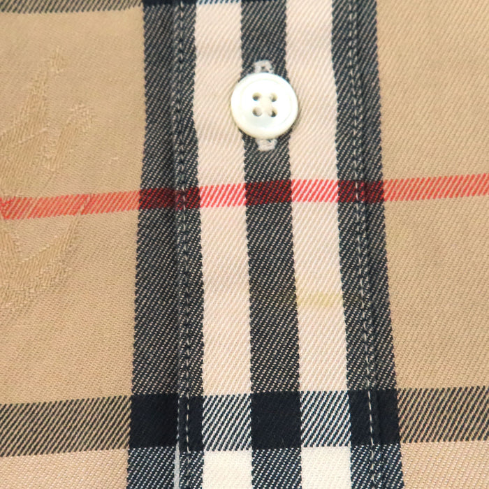 BURBERRY  
All-over pattern cotton  
Nova check shirt  
Burberrys