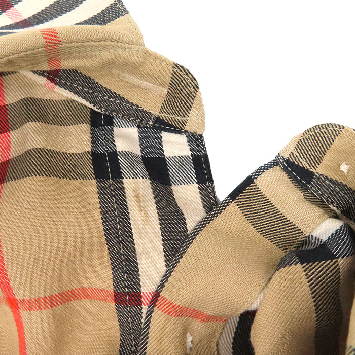 BURBERRY  
All-over pattern cotton  
Nova check shirt  
Burberrys