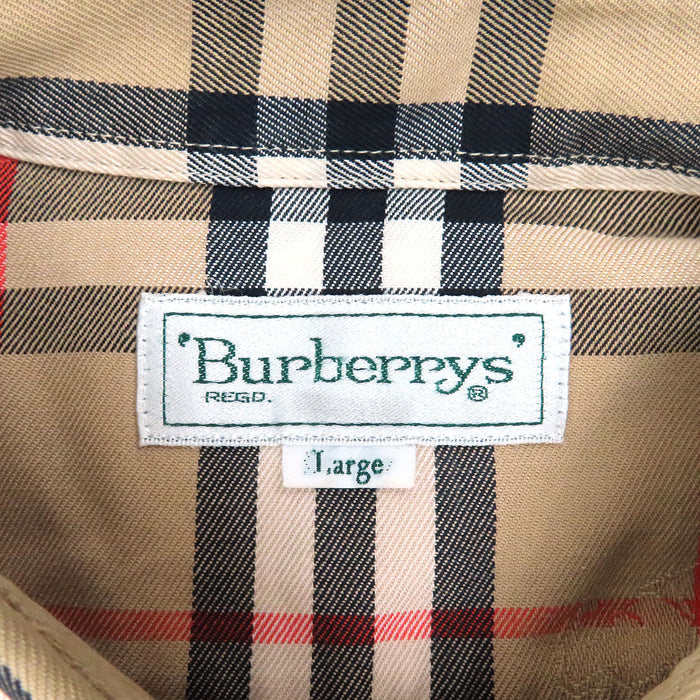 BURBERRY  
All-over pattern cotton  
Nova check shirt  
Burberrys