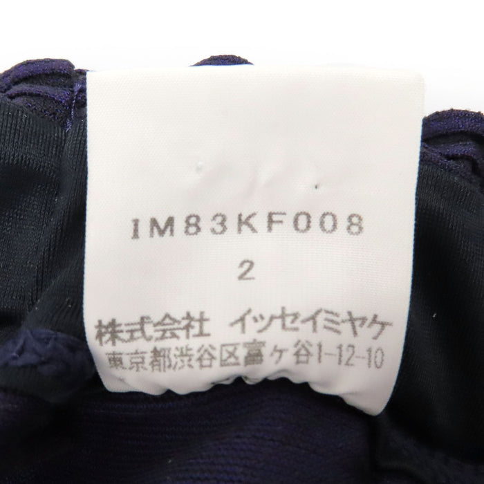 ISSEY MIYAKE 
リブ ナイロン 
プリーツ ガウチョパンツ