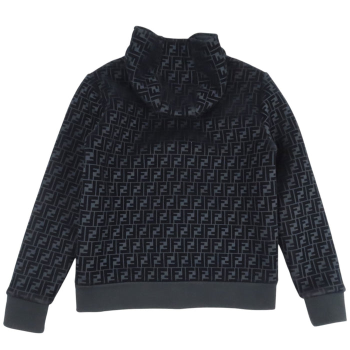 FENDI  
FF Logo Velvet Double Zip Hoodie  
Zucca Pattern Zip-Up Parka