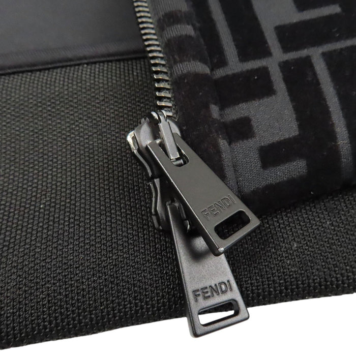FENDI  
FF Logo Velvet Double Zip Hoodie  
Zucca Pattern Zip-Up Parka