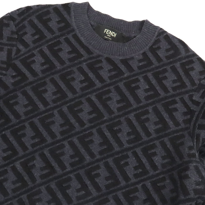 FENDI 
FF柄 ウール 
ズッカ柄 ニット